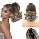 Extensão de rabo de cavalo com clipe de garra NAYOO Ombre Blonde 30 cm 95 g