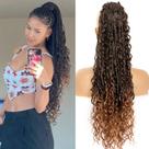 Extensão de rabo de cavalo Lovenea Drawstring 60 cm Boho Braids