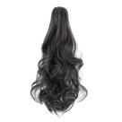 Extensão de rabo de cavalo Mitrygreen Claw Clip 18" ondulado marrom escuro