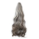 Extensão de rabo de cavalo Mitrygreen Claw Clip 18" Wavy Ash Blonde