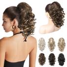 Extensão de rabo de cavalo REECHO 12 Classic Loose Curly Wavy Brown