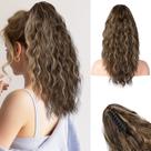 Extensão de rabo de cavalo REECHO, grampo de garra de 45 cm, cabelo sintético