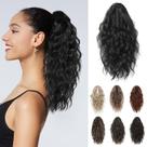 Extensão de rabo de cavalo REECHO HP002 para cabelo sintético 35cm - preto