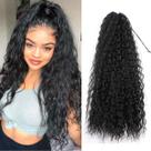 Extensão de rabo de cavalo YIBANG Corn Curly Wave de 30 polegadas de comprimento