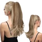 Extensão de rabo de cavalo Youngways, cabelo sintético de 18 polegadas, Bahama Beige