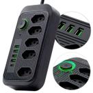 Extensão de Tomadas Filtro de Linha 5 Tomadas + 5 USB
