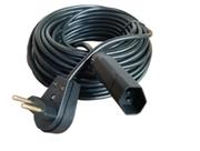 Extensão Elétrica 10 Metros 2x1,5mm Reforçada Cabo pp 10/20A 1T