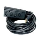 Extensão Elétrica 10A/20a Reforçada 10m PP 2x2,5mm 4 Tomadas
