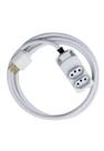 Extensão Elétrica 10a/20a Reforçada 2 m PP 2x2,5mm 2T BRANCA