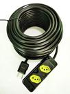 Extensão Elétrica 10a/20a Reforçada 45m PP 2x1,5mm 2 tomadas