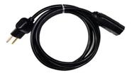 Extensão Elétrica 10a/20a Reforçada 5 M Pp 2x2,5mm Plug Reto