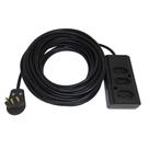 Extensão Elétrica 10a 30 Metros 3 Tomadas Cabo Pp 3x1,5mm
