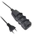 Extensão Elétrica 3 Tomadas Bivolt 10a 250v Elgin 2 Pinos 3m