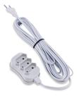 Extensão Elétrica 5 Metros Bipolar Compact Branca 2p 10a/250
