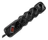 Extensão Elétrica 5 Tomadas 1 Metro Com Interruptor Bivolt