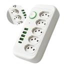 Extensão Eletrica 5 Tomadas E 4 Usb 1 Pd Led Tipo C Bivolt
