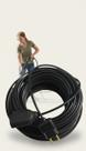 Extensão Elétrica 50m Reforçada 10/20A Preto Cabo PP Extensão Elétrica 50m Reforçada 10/20A Preto Cabo PP