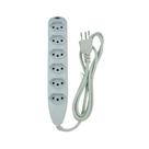 Extensão Eletrica 6 Tomadas Branca - Estar