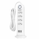 Extensão Elétrica B-Max BM-8695A 5 Tomadas E 3 Usb Filtro De Linha Régua 2m Cor Branco 127v/220v