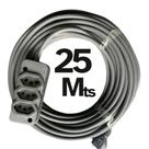 Extensão Elétrica Cabo PP 2x2,5mm 20A Resistente - Vários Tamanhos (5 a 30 Metros)