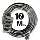 Extensão Elétrica Cabo PP 2x2,5mm Tripla 10A 20A 5 a 30 Metros Alta Resistência