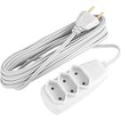 Extensão Elétrica com 5 Metros, Cordão PL 2 x 0,75 Mm², 2P Gelo, Modelo Sort 1514, Daneva Extensão Elétrica com 5 Metros, Cordão PL 2 x 0,75 Mm², 2P Gelo, Modelo Sort 1514, Daneva