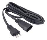 Extensão Elétrica / Cordão Prolongador - 2P T - PP - MEGATRON - 3 metros - - 3 pinos 10A - Preto .