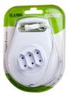 Extensão Elétrica de Enrolar 5M 124/250V Branca Ilumi
