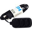 Extensao Fiolux Connect 2P 03Mt Preto Extensao Fiolux Connect 2P 03Mt Preto
