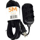 Extensao Fiolux Connect 2P+T 05M Preto