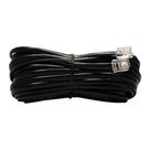 Extensao Fone-fax Interneed Plug Plug 3m Cartela Preta. / Kit Com 10 Peca(S)