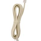 Extensao Fone-Fax Santa Marta Plug Plug 3M Bege - Kit C/10 Pecas