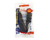 Extensao Megatron Pp Tripolar Biv 05M 3X0,75Mm Preto