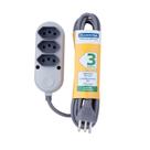 Extensão Múltipla 3 Tomadas 2P+T 10 A 250 V Tramontina 3 m Extensão Múltipla 3 Tomadas 2P+T 10 A 250 V Tramontina 3 m