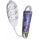 Extensao Naticon Paralela 3Tom 2P 075X3M Branca 579