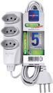 Extensao Noshock 90 Pp 3x0,75 3 Pinos 2p+t 10a Cinza 5 Metros Dn1539 Extensao Noshock 90 Pp 3x0,75 3 Pinos 2p+t 10a Cinza 5 Metros Dn1539