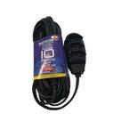 Extensao pp 2p+t 0,75 ref: 566 naticon - preta - 10 metros