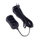 Extensão Reforçada Bipolar 3 Tomadas 10A 10 Metros Preto - Force Line