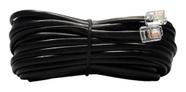 extensão telefone fax interneed plug 3m preta