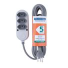 Extensao Tripla 2P+T 10A 5m Cinza 57504021 Tramontina Extensao Tripla 2P+T 10A 5m Cinza 57504021 Tramontina