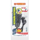 Extensão Tripla 90 1,5M 10A 2P Megatron Preta