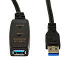 Extensão USB 3.0 Ativo Repetidor Macho Fêmea - 5 Metros Extensão USB 3.0 Ativo Repetidor Macho Fêmea - 5 Metros