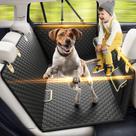 Extensión para asiento trasero para perros SHARLOVY con varillas de PVC de soporte