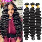 Extensões de Cabelo Aelinsi Ondulado Solto Profundo Brasileiro 20-24" Extensões de Cabelo Aelinsi Ondulado Solto Profundo Brasileiro 20-24"