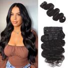 Extensões de cabelo AIWET Body Wave Clip em 120 g 16" 8 unidades 12A