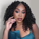 Extensões de cabelo ARLFLF Boho Box Braids Crochet 25 cm, 9 pacotes