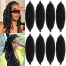 Extensões de cabelo Chicmoi Springy Afro Twist 24 polegadas 400g 8P 1B