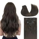 Extensões de cabelo Clip in GOO GOO Real Human Hair 16 polegadas 120g Extensões de cabelo Clip in GOO GOO Real Human Hair 16 polegadas 120g