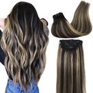 Extensões de cabelo Clip in GOO GOO Real Human Hair 18 polegadas 120g