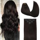 Extensões de cabelo Clip in GOO GOO Real Human Hair 24 polegadas 120g